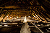 attic roof, former Abbey Moellenbeck, Rinteln, Lower Saxony, northern Germany