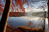 Lake Pinnow in Autumn near Schwerin, Mecklenburg Western Pomerania, Germany