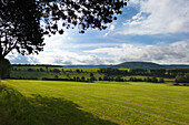 Landscape near Schmallenberg, Rothaargebirge, Sauerland region, North Rhine-Westphalia, Germany