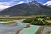 River valley of Río Ibáñez near Cerro Castillo, Carretera Austral, Región Aysén, Patagonia, Andes, Chile, South America