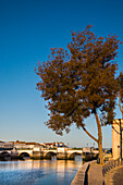 Roman bridge (Ponte Romana) across Rio Gilao, Tavira, Algarve, Portugal