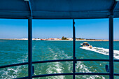 Ferry boat to Armona island, Olhao, Algarve, Portugal