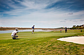 Golfplatz, Luxushotel Quinta do Lago bei Almancil, Algarve, Portugal