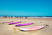 Surfer, Praia da Bordeira, Carrapateira, Costa Vicentina, Algarve, Portugal
