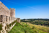 Blick von der Burg, Santiago do Cacem, Costa Vicentina, Alentejo, Portugal