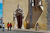 Entrance of a church, Moura, Alentejo, Portugal