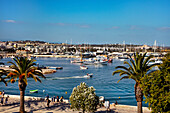 Uferpromenade und Yachthafen, Marina, Lagos, Algarve, Portugal