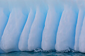 Glacial iceberg detail at Cuverville Island, Antarctica, Polar Regions