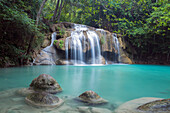Erawan Falls, Kanchanaburi, Thailand, Southeast Asia, Asia