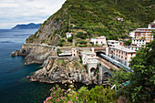 View from the Via Dell'Amore, Riomaggiore, Liguria, Italy
