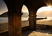 Arches Of The Maritime Museum At Dusk,Perast,Montenegro.Tif