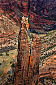 'Spider rock, Canyon de Chelly National Monument; Arizona, United States of America'