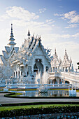 'Wat Rong Khun temple; Chiang Rai, Thailand'