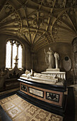 'John Cust's funerary monument in Belton Church; Lincolnshire, England'