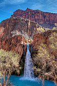 'Havasu falls, Havasupai reservation, Grand Canyon; Arizona, United States of America'