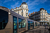 tao tramway, place du martroi, orleans, (45) loiret, centre, france