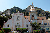 Italy, Sicily, province of Messina, Taormina, IX april square, San Giuseppe church