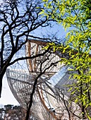 France, Paris,Louis Vuitton Foundation in the Bois de Boulogne (architect : Frank Gehry)