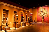 'Camdodia, Siem Reap Province, Siem Reap Town, Angkor National museum, the Gallery G named ''Room of ancient costumes'''