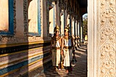 Camdodia, Siem Reap Province, Siem Reap Town, Monastery, Apsara dancers