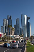 Qatar, Doha City, new Doha Skyline