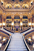France,Paris, 9th district, Palais Garnier, Paris Opera, The Grand Staircase