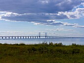 Sweden,Malmo,Oresund bridge
