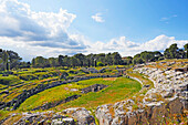 Italy, Sicily, Syracuse, Neapolis, The Roman Amphitheatre