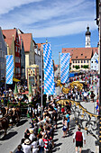 Ruethenfestival in Landsberg at the townplace, Bavaria, Germany