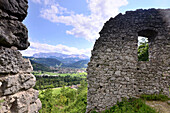 View on Garmisch-Partenkirchen, Upper Bavaria, Bavaria, Germany