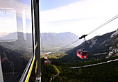 Cable car, Zugspitze, Garmisch-Partenkirchen, Upper Bavaria, Bavaria, Germany