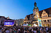 Konzert, Orchester und deutsch-chinesischer Chor beim Bachfest Leipzig 2015, Bachakademie, Altes Rathaus, Marktplatz, Leipzig, Sachsen, Deutschland