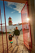 Lighthouse at Cabo de Sao Vicente, Algarve, Portugal