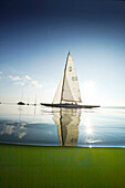 Schaerenkreuzer, skerry cruiser on lake Starnberg, Upper Bavaria, Bavaria, Germany