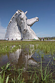 The Kelpies by Andy Scott, Helix Park, Falkirk, Scotland, United Kingdom, Europe