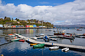 Tobermory harbour, Isle of Mull, Inner Hebrides, Argyll and Bute, Scotland, United Kingdom, Europe