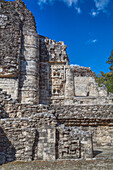 Stone sculptures, Hormiguero, Mayan archaeological site, Rio Bec style, Campeche, Mexico, North America