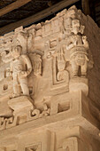 Stucco sculpture, Tomb of Ukit Kan Lek Tok, Mayan Ruler, The Acropolis, Ek Balam, Mayan archaeological site, Yucatan, Mexico, North America