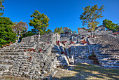 Nivel B, The Acropolis, Kinichna, Mayan archaeological site, Quintana Roo, Mexico, North America