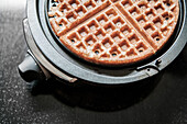 Waffle and Waffle Iron