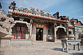 Eingang zum Pak Tai Tempel, Insel Cheng Chau, Hongkong, China, Asien