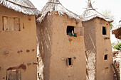 Granaries In A Dogon Home In Neni, Mali
