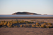 Salar De Uyuni As Seen From Chuvica In The Late Afternoon, Potosi Department, Bolivia