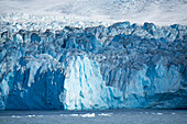 Nordenskjoeld Gletscher mit 40 bis 60 Meter hohen Steilwaenden, Cumberland East Bay, Suedgeorgien, Antarktis