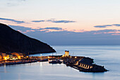 Port of Marciana Marina with Torre Pisana Tower, Marciana Marina, Island of Elba, Livorno Province, Tuscany, Italy, Europe