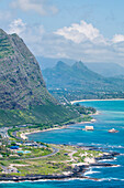 Beach at Waimanalo Bay, Windward Coast, Oahu, Hawaii, United States of America, Pacific