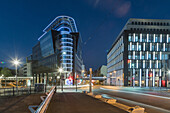 Moderne Architektur, Bundespressekonferenz, Kronprinzenbrücke, Santiago Calatrava, Berlin Mitte, Berlin, Deutschland