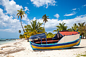 Mano Juan, a picturesque fishing village, Saona Island, Parque Nacional del Este, Punta Cana, Dominican Republic, West Indies, Caribbean, Central America