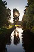 Niers rivulet, near Goch, Lower Rhine, North-Rhine Westphalia, Germany