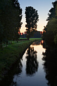 Niers rivulet, near Goch, Lower Rhine, North-Rhine Westphalia, Germany